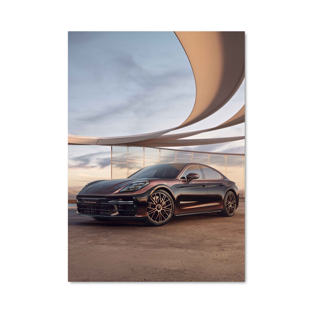 Poster raffiné de la Panamera Turbo S